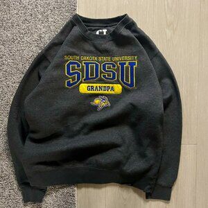 South Dakota State University SDSU Grandpa Sweatshirt Men's Large Gray